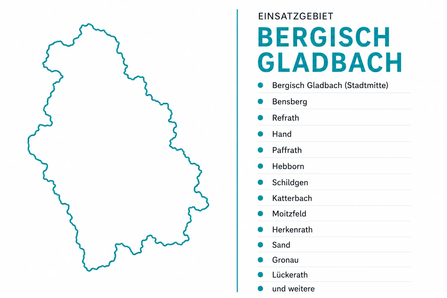 Einsatzgebiet Bergisch Gladbach Fenstertechnik Kube