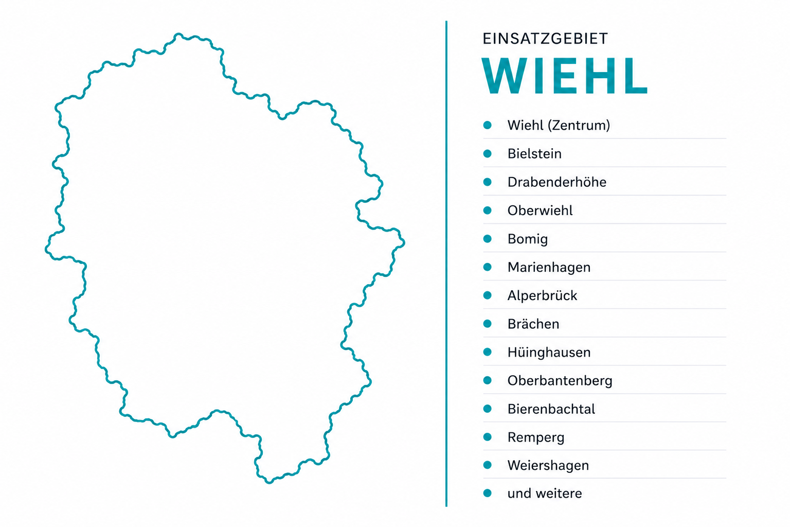 Einsatzgebiet Wiehl Fenstertechnik Kube