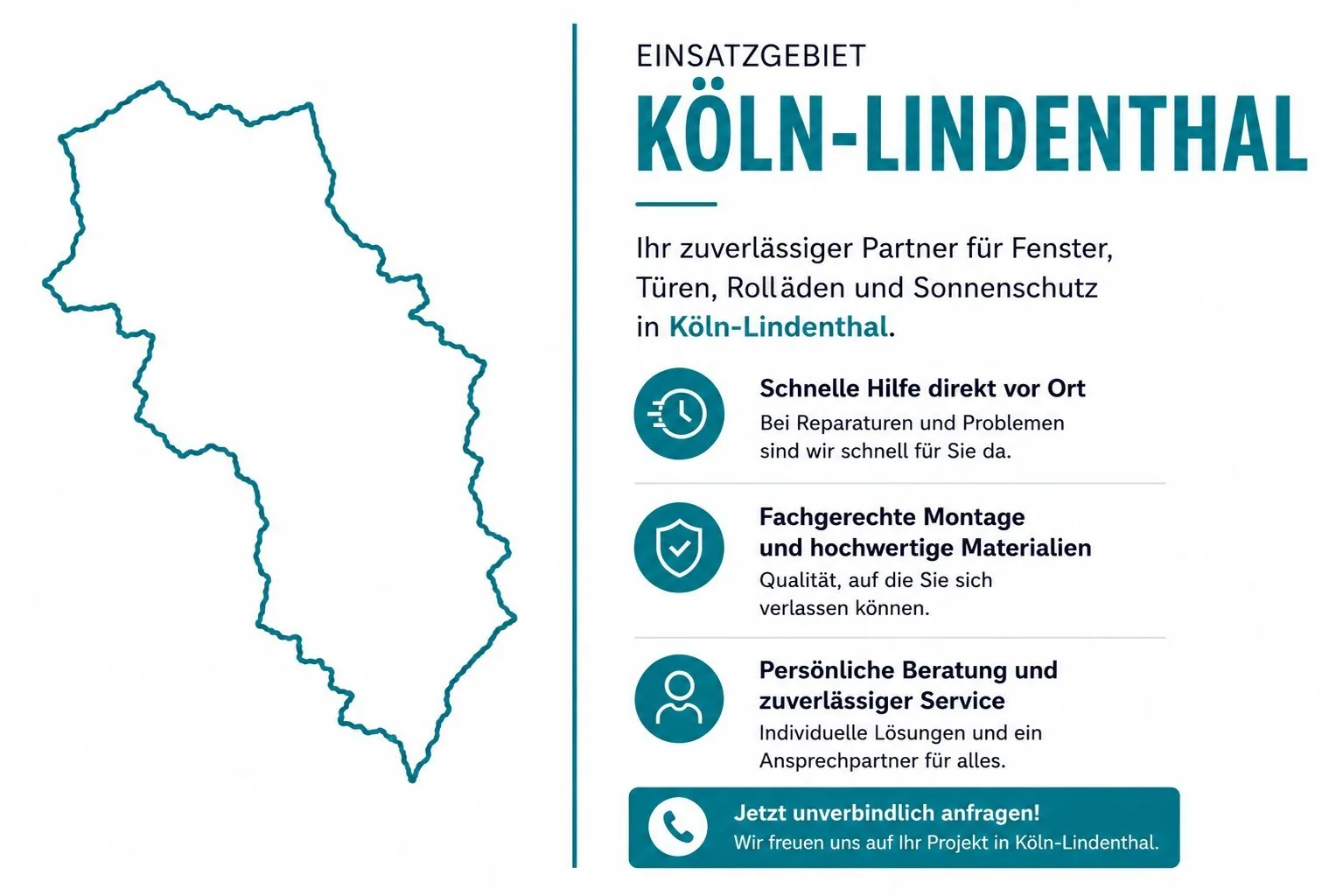 Einsatzgebiet Köln-Lindenthal Fenstertechnik Kube